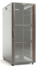 Hyperline TTB-3282-AS-RAL7035 Шкаф напольный 19-дюймовый, 32U, 1610x800х1200 мм (ВхШхГ), передняя дверь стеклянная, задняя дверь сплошная, ручка с зам