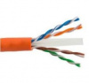 Патч-кабель категории 6, 4 пары U/UTP, 23AWG, PVC (нг(А)-LS), серый, катушка 305 м