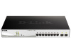 L2 Smart Switch with 8 10/100/1000Base-T ports and 2 100/1000Base-X SFP ports