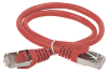  Коммутационный шнур кат. 6 FTP LSZH 0,5м красный