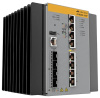 Managed Industrial L3 switch with 8x 10/100/1000T (Hi-PoE Support), 4x 100/1000X SFP, Industrial Switch, DC PSU