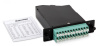 Hyperline FO-CSS-W120H32-503-2MTPM-24LC-AQ Волоконно-оптическая кассета 2xMTP (папа), 120x32 мм, 24LC адаптера (цвет aqua), 24 волокна, OM3