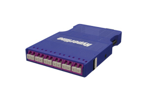 Hyperline PPTR-CSS-1-6xDLC-MM/MG-BL Корпус кассеты для оптических претерминированных решений, 6 дуплексных портов LC/PC, ввод кабеля, возможна установ