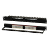 Патч-панель 19", 1U, 16 портов RJ-45, категория 6, Dual IDC (задний кабельный организатор в комплект