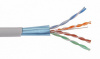 Кабель кат. 5е, 4 пары F/UTP, жила 0,52, LSZH нг(А)-HF, серый, катушка 305