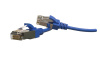 Hyperline PC-LPT-SFTP-RJ45-RJ45-C6-3M-LSZH-BL Патч-корд S/FTP, экранированный, категория 6 (100% Fluke Component Tested), 28AWG, LSZH, 3 м, синий