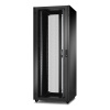Шкаф Racknet N2000 42U 800 × 1000, передняя дверь перфорированная одностворчатая, задняя дверь перфорированная двустворчатая, черный