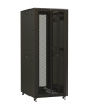 Hyperline TTR-4281-DD-RAL9005 Шкаф напольный 19-дюймовый, 42U, 2055x800х1000 мм (ВхШхГ), передняя и задняя распашные перфорированные двери (75%), ручк