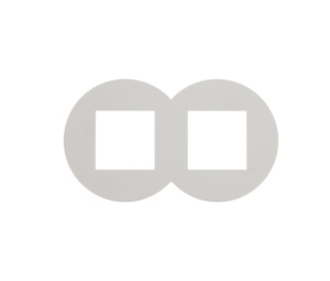 Двойная рамка - SV, белый (45921 TBR)