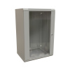 WRline WR-TW-2245-GP-RAL7035 Шкаф настенный 19-дюймовый (19"), 22U, 1086x600х450мм, стеклянная дверь, цвет серый (RAL 7035) (разобранный)
