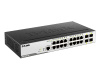 L2 Managed Switch with 16 10/100/1000Base-T ports and 4 1000Base-X SFP ports
