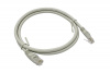 Коммутационный шнур U/UTP категория 5e PVC нг(А)-LS 1,5 м, серый