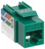  Модуль Keystone Jack кат.6A UTP 110 IDC 90град зелёный