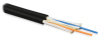 Hyperline FO-D3-IN-504-2-LSZH-BK Кабель волоконно-оптический 50/125 (OM4) многомодовый, 2 волокна, duplex, zip-cord, плотное буферное покрытие (tight 
