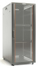 Hyperline TTB-1861-DD-RAL7035 Шкаф напольный 19-дюймовый, 18U, 988x600х1000 мм (ВхШхГ), передняя и задняя распашные перфорированные двери (75%), ручка