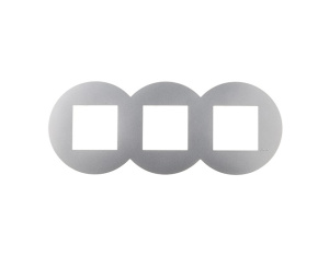 Тройная рамка - SV, алюминий (45931 TAL)