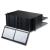 Оптическая панель серии HD 47M-30, 19" 4U кассетная, 24 кассеты, черный