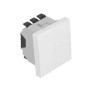Кнопочный выключатель для жалюзи - 2 модуля, белый (45281 SBR)