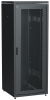 Шкаф сетевой 19" LINEA N 42U 800х800мм перф. пер. дв. задн. металл. чер.