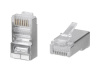 WRline WR-8P8C-5E-SH Коннектор RJ-45 под витую пару, категория 5e, экранированный, универсальный (100 шт в упак.)