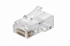 Вилка RJ45 Q-PLUG, категория 5e, UTP, для полевой установки, без цвета, упаковка 50 штук