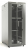 Hyperline TTB-4762-DD-RAL7035 Шкаф напольный 19-дюймовый, 47U, 2277x600х1200 мм (ВхШхГ), передняя и задняя распашные перфорированные двери (75%), ручк