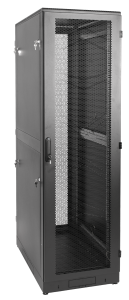 ЦМО ШТК-М-42.6.12-44АА-9005 Шкаф серверный напольный 42U (600x1200) дверь перфорированная 2 шт., цвет черный (обновлённая модификация)