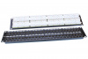 Hyperline PP3-19-48-8P8C-C5E-110D Патч-панель 19", 2U, 48 портов RJ-45, категория 5e, Dual IDC, ROHS, цвет черный