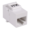  Проходной адаптер кат.5E UTP, RJ45-RJ45, тип Keystone Jack