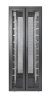 Шкаф Rackcenter D9000 42U 750 × 1200, передняя дверь перфорированная двустворчатая, задняя дверь перфорированная двустворчатая, без боковых стенок, че