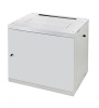 Шкаф настенный Racknet F30 9U 600 × 450, передняя дверь металлическая, светло-серый