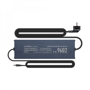 (AC 220В / DC 10В 15А) штекер без резьбы с сетевым шнуром v.9602 [01] адаптер