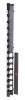 Вертикальный организатор с крышкой, 22U, серия S3000 (2 шт), для шкафов шириной 800 мм