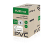 WRline WR-UTP-4P-C5E-L-PVC-GY Кабель витая пара, неэкранированный U/UTP, категория 5e, 4 пары (0,48 мм), одножильный, внутренний, PVC нг(А)-LS, серый,