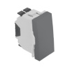 Одноклавишный выключатель - 1 модуль, алюминий (45010 SAL)