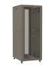 Hyperline TTR-4261-DD-RAL7035 Шкаф напольный 19-дюймовый, 42U, 2055x600х1000 мм (ВхШхГ), передняя и задняя распашные перфорированные двери (75%), ручк