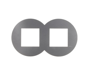 Двойная рамка - SV, алюминий (45921 TAL)