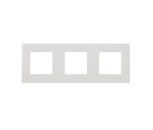 ТРОЙНАЯ РАМКА, МАТОВЫЙ БЕЛЫЙ (45930 TBM)