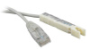 Hyperline PC-110-RJ45-1P-CX-3M-LSZH-GY Патч-корд 110 тип-RJ45, 1 пара, LSZH, 3 м, серый