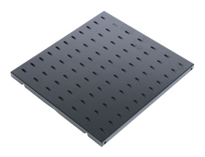 Полка усиленная для аккумуляторов, грузоподъемностью 200 кг, глубина 580 мм, цвет черный