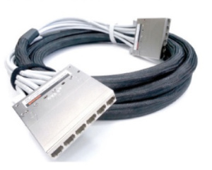 Hyperline PPTR-CT-CSS/C6AS-D-CSS/C6AS-LSZH-2M-GY Претерминированная медная кабельная сборка с кассетами на обоих концах, категория 6A, экранированная,