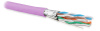 Hyperline UFTP4-C6A-S23-IN-PVC-PK-500 (500 м) Кабель витая пара U/FTP, категория 6a (10GBE), 4 пары (23AWG), одножильный (solid), каждая пара в экране