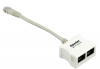 Hyperline SPL-YT4-E2-U2 Разветвитель RJ-45 4Pr.T568A/T568B -> 2Pr.10BASE + 2Pr.USOC