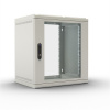 Шкаф  телекоммуникационный настенный 12U (600x650) дверь стекло