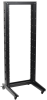 19" однорамная стойка, 47U, 600x600, на роликах, черная