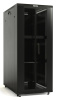Hyperline TTB-3762-DD-RAL9004 Шкаф напольный 19-дюймовый, 37U, 1833x600х1200 мм (ВхШхГ), передняя и задняя распашные перфорированные двери (75%), ручк