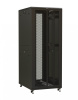 Hyperline TTR-3761-DD-RAL9005 Шкаф напольный 19-дюймовый, 37U, 1833x600х1000 мм (ВхШхГ), передняя и задняя распашные перфорированные двери (75%), ручк