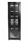 Шкаф серверный ПРОФ напольный 48U (800x1000) дверь перфор. 2 шт, черный, в сборе