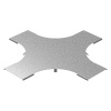 Крышка к Разветвителю крестообразному плавному универсальному к лотку 100 (радиус поворота 200 мм) (